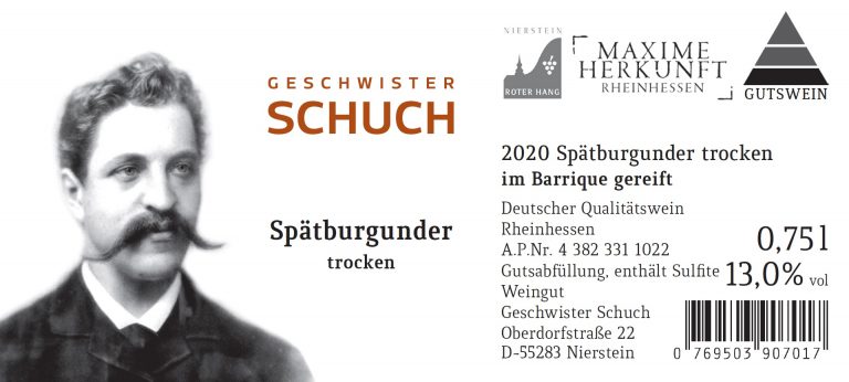 2020er Spätburgunder – trocken – im Barrique gereift –