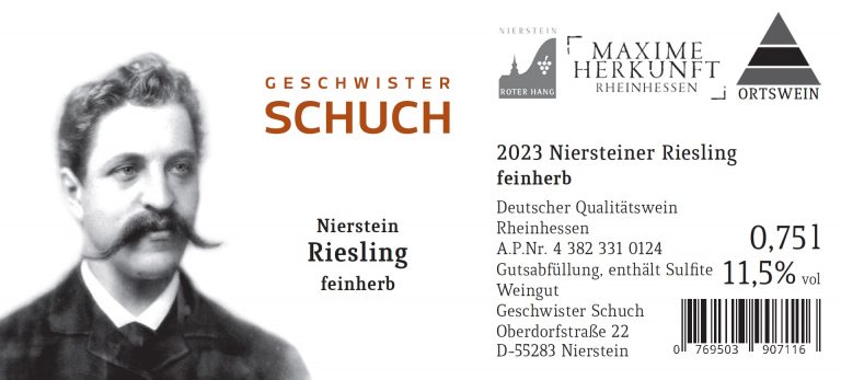 2023er Niersteiner Riesling – feinherb –