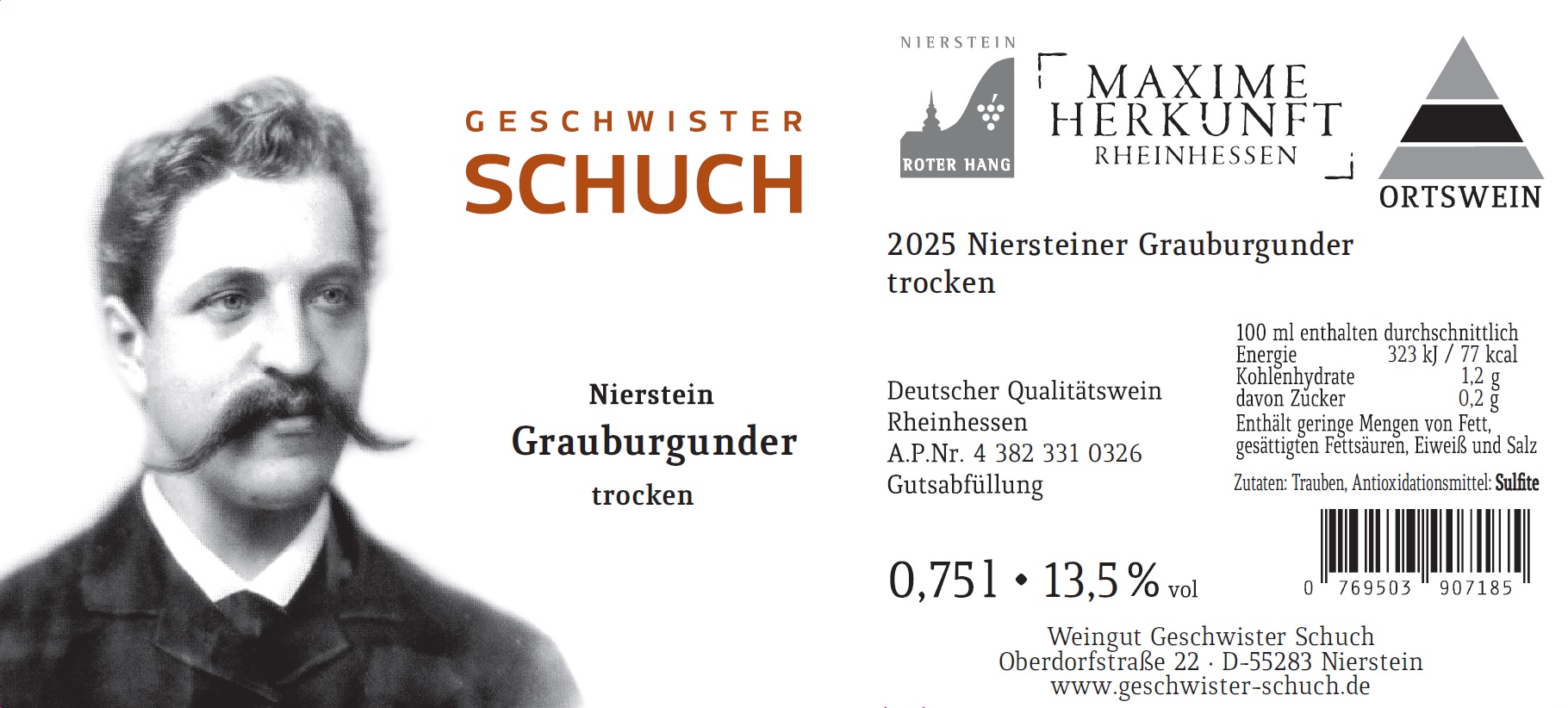 2025er Niersteiner Grauburgunder – trocken